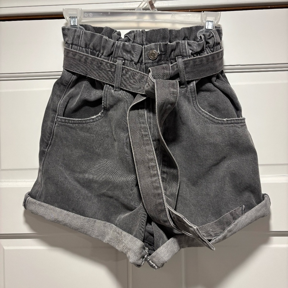 Las Angeles Vervet Grey Jean Shorts